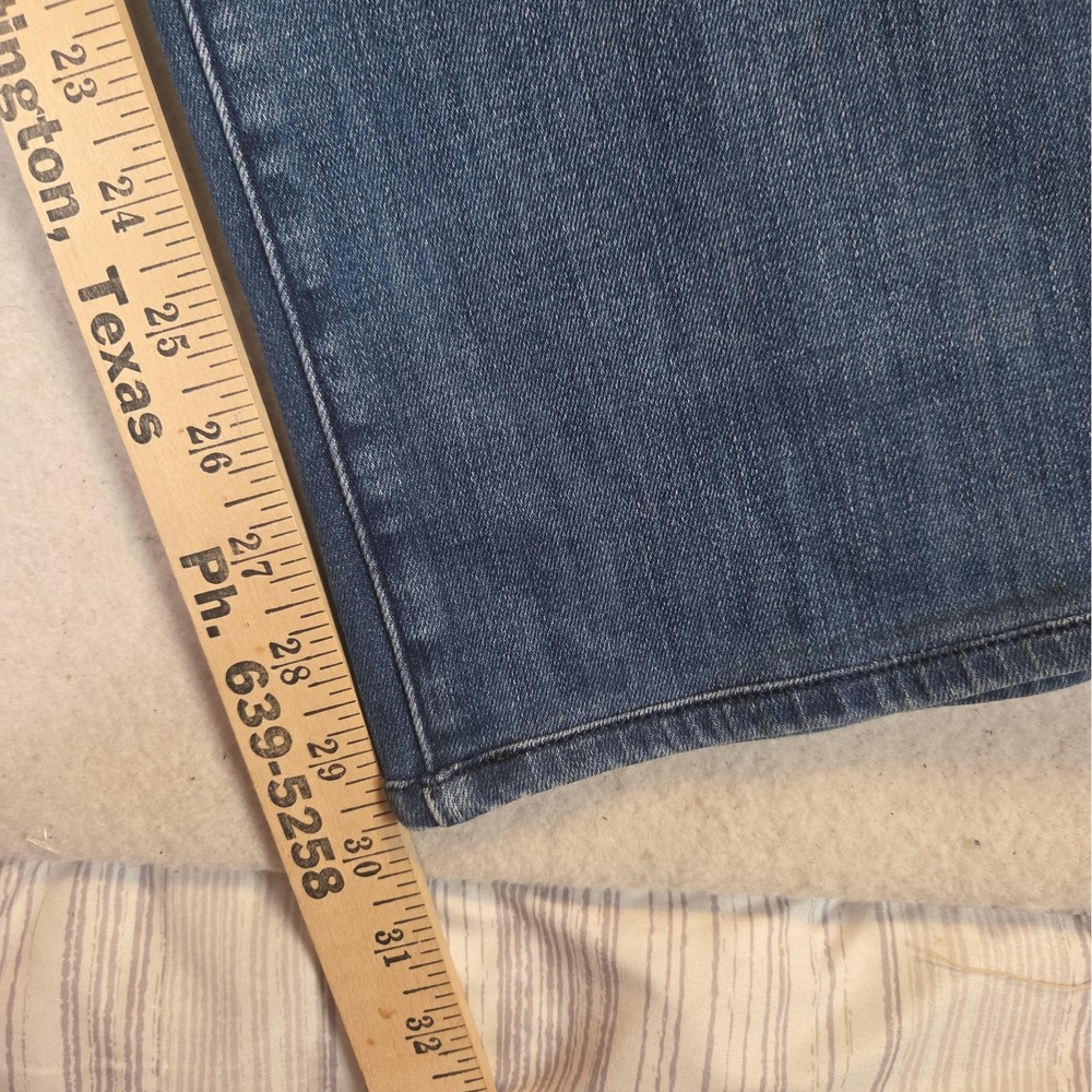 Seven For All Mankind Austyn Mens Straight Leg Jeans Med Wash Whisker Size 34/29 - Picture 10 of 14